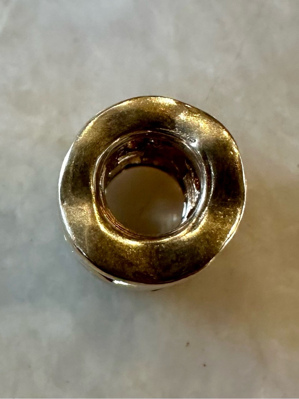 Pandora 14k solid Gold w with Diamonds Katie’s Diamond of Love charm - Picture 5 of 7